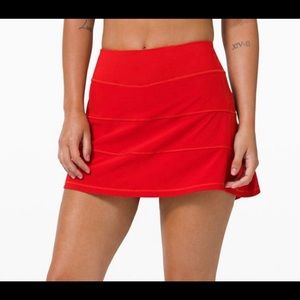 Lululemon pace rival mid rise tall skirt